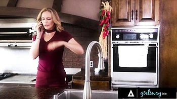 Lesbian smut with fiery Jenna Sativa from Girls Way videos