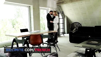French Girls At Work featuring Lucy Heart's pussy lick scene videos