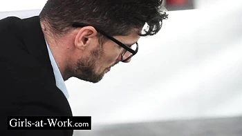 Sneaky Carollina Cherry at blowjob video videos