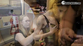 Slim porn with cover-girl Adelle Unicorn and Adelle from Bravo Models videos