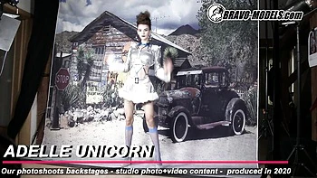 Sex hungry Adelle Unicorn and Adelle at reality clip videos
