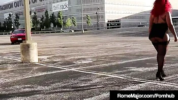 Flashy Rome's deep throat video videos