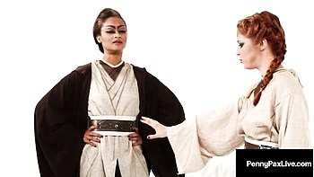 Penny Pax Live featuring Skin Diamond and Penny Pax's costume dirt videos