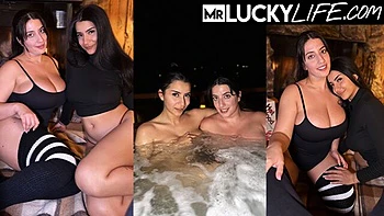 Awesome Sarah Arabic and Roxie Sinner - lingerie xxx - Mr Lucky Life videos