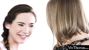 Sneaky Angelika Grays and Sakura Hell at hot kissing video videos