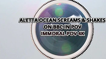 Gagging smut with dollish Aletta Ocean and Isiah Maxwell from Immoral POV videos