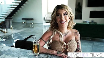 Love Her Films featuring Kitana Montana and Dan Damage's titty fuck video videos