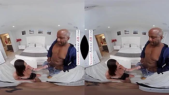 Your wife, Jessica Rex, sucks your cock while she gets pounded by a big black cock videos