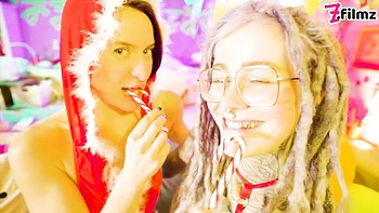 Inked fuck dolls Anuskatzz and Miss Flora love hardcore anal fuck videos