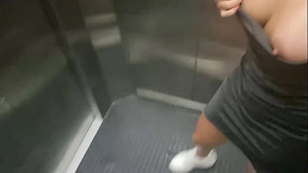 I was caught squirting in my hotel's elevator videos