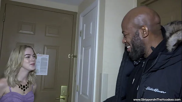 StrippersInTheHoodxxx.com introduces Sage Fox to her 1st experience with a BBC Stripper videos