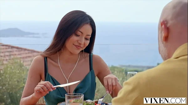 VIXEN Stunning Rae Lil Black makes sexy deal with rich man videos