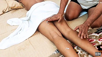 Hot Indian Desi Girl Body Massage Old Man And Her Boyfriend Ply Her Pussy And Fuck Hardcore Sex videos