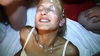 Cum In The Face Of Gangbang videos