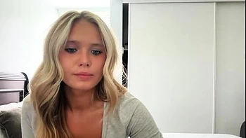 Non stop blonde with big boobs cock jerks off on the bed videos