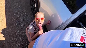 German Grandpa Meets A Hot Blonde For An Unforgettable Outdoor Hookup - Dasha Dark videos