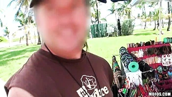 Spicy as fuck blonde with big boobs Eva Cole is jumping on a big dick videos