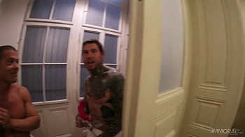 Squirting Justice For Perverts Spying On Busty Showering Beauties videos