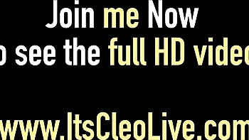 Beauteous hooker - point of view video - Its Cleo Live videos