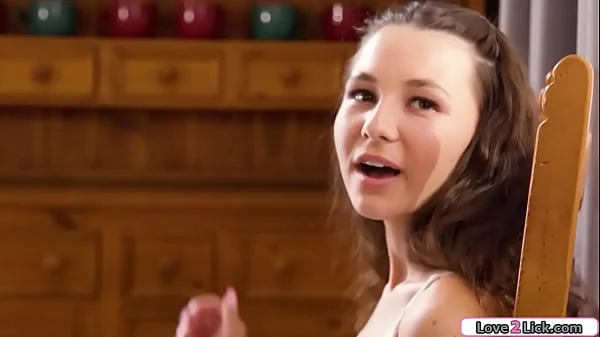 Teen almost gets caught licking her tutors pussy videos