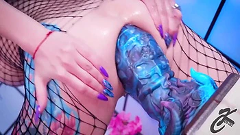 Hard Anal Giant Dildo Riding Compilation videos