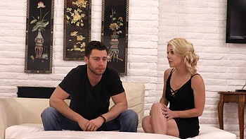 Seth Gamble and Laura Beltley in a steamy scene with a thrilling finish. videos