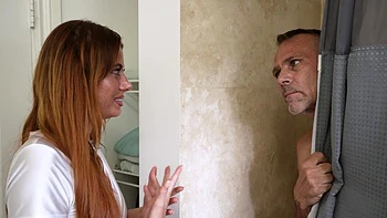 Rich guy Stella Luxx fucked in doggy style with her long hair down videos