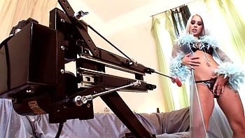She takes on the fucking machine videos