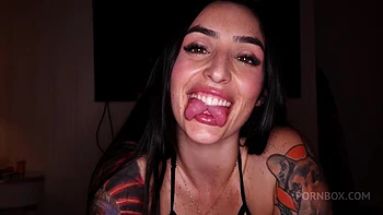 Pukefest - Sexy & Tattoed Nefernikk Let Me Bang Her Mouth videos