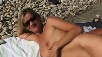 Cuckold takes wife to the beach to fuck: Blowjob, Doggy  Babe Porn videos