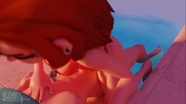 Wendy Takes a Dipper by the pool (Blenderknight, Lewdheart) videos