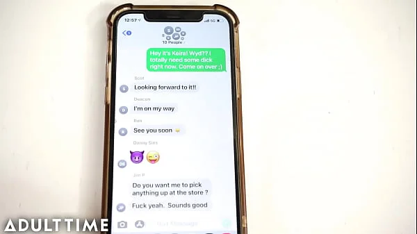 ADULT TIME - Keira Croft ACCIDENTALLY Organizes INSANE GANGBANG BUKKAKE! videos