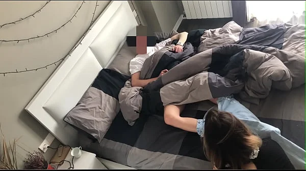 The maid sucked a dick and straddled her boss videos