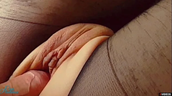 Hurry , cum inside me! (Tight pussy CLOSE UP creampie in PANTYHOSE) videos