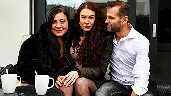 Christina Santes and Fiona Sweetyx are enjoying this big shared cock videos