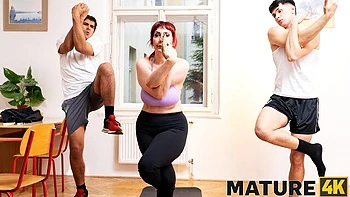 Big-boobed redhead angel Melody Mynx rammed in her hairy pussy videos