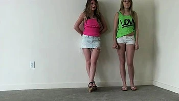 Blonde teen Kiara Knight hot POV blowjob and fucking on cam videos