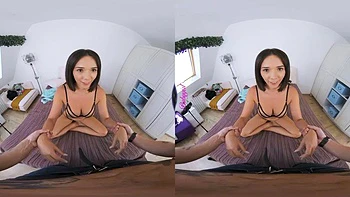 ES VR: Blowjob, Doggy  Brunette Porn videos