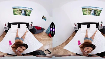 Hot teen Claudia Colt rides cock in vr with stunning clarity videos