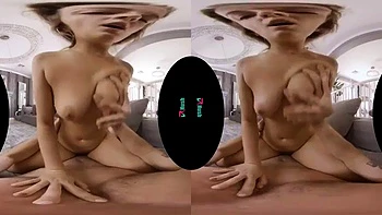 Brunette VR: Blowjob, Doggy  Cowgirl Porn videos