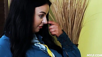 Nasty-minded brunette with big boobs Payton Preslee drilled by big cock videos