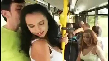 Sex in a moving Bus: Cowgirl, Missonary  Big Tits Porn videos