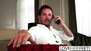 Love Her Feet featuring David Perry and Catherine Knight's footjob trailer videos