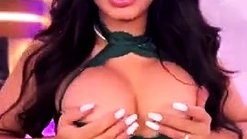 Busty curly brunette with big boobs fucks on couch videos