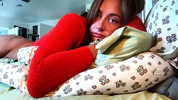 Cute curly brunette solo webcam masturbation videos