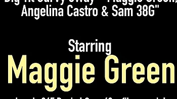 Samantha 38G and Angelina Castro's hd movie by Maggie Green videos