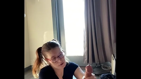 Hottie with Glasses gets blasted in the face videos