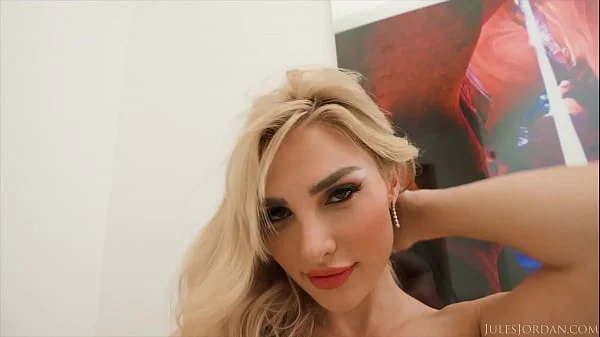 JulesJordan.com - Busty Nympho Kenzie Anne Has An Appetite For Large Cocks videos