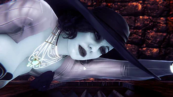 Alcina Dimitrescu Takes Anal Beads Dildo up Her Ass - Resident Evil Village Porn Parody videos