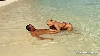 Kathy Anderson Goes Wild On a Tropical Beach - Private Porn Sex Videos videos